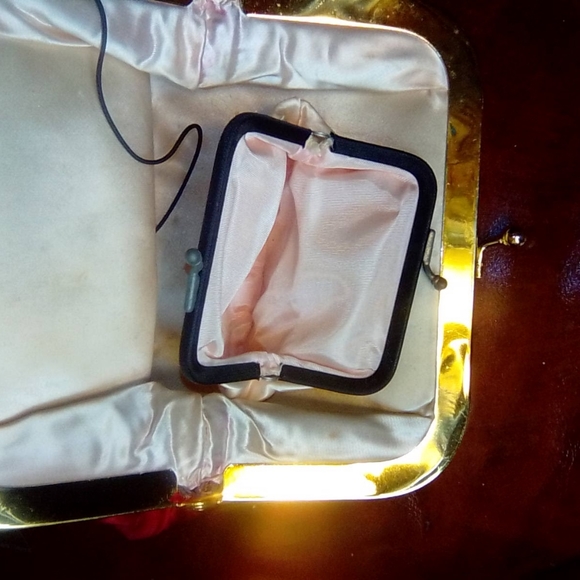 1950 clutch coin with coin purse - Picture 2 of 5